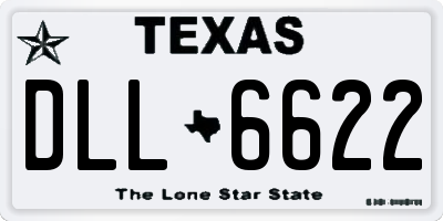 TX license plate DLL6622