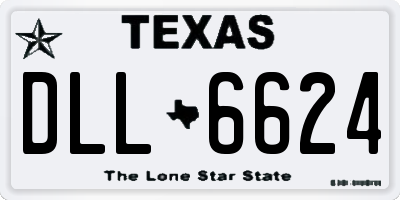 TX license plate DLL6624