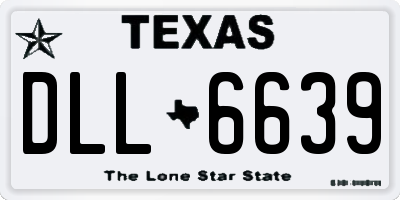 TX license plate DLL6639