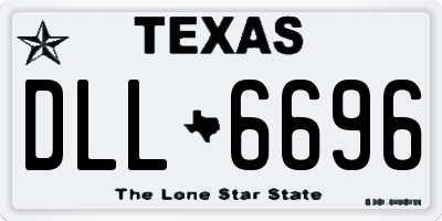 TX license plate DLL6696