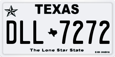 TX license plate DLL7272