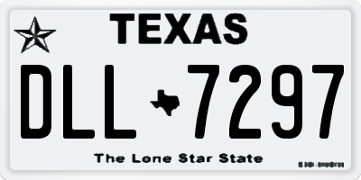 TX license plate DLL7297