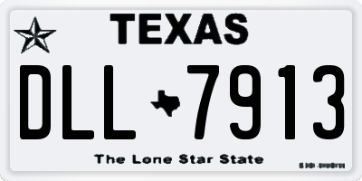 TX license plate DLL7913