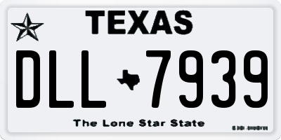 TX license plate DLL7939