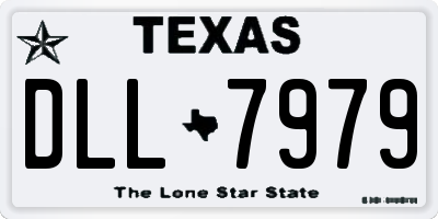 TX license plate DLL7979