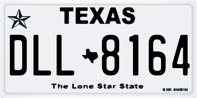 TX license plate DLL8164