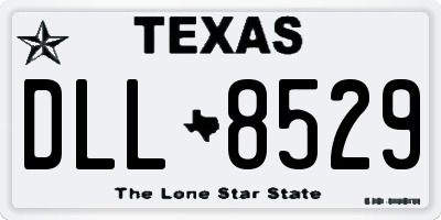 TX license plate DLL8529