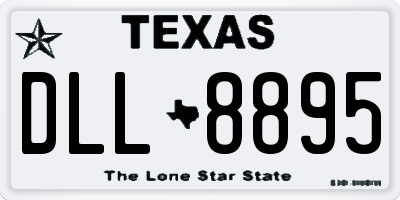 TX license plate DLL8895