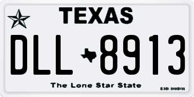 TX license plate DLL8913