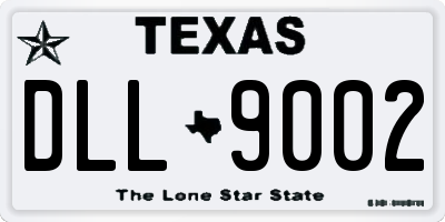 TX license plate DLL9002