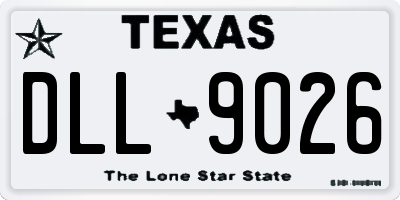 TX license plate DLL9026