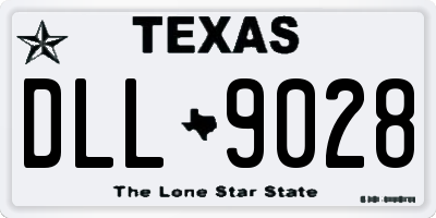TX license plate DLL9028