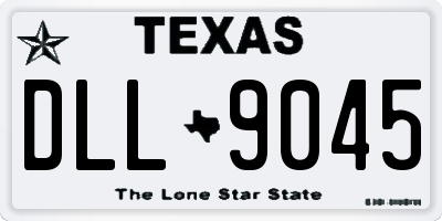 TX license plate DLL9045