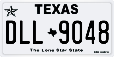 TX license plate DLL9048