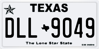TX license plate DLL9049