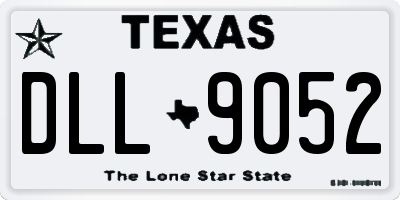TX license plate DLL9052