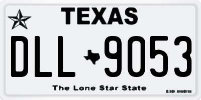 TX license plate DLL9053