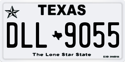 TX license plate DLL9055