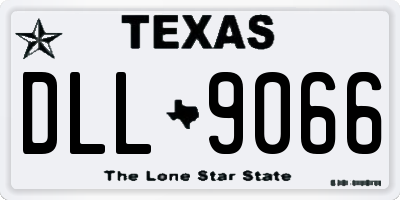 TX license plate DLL9066