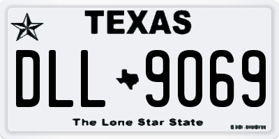 TX license plate DLL9069