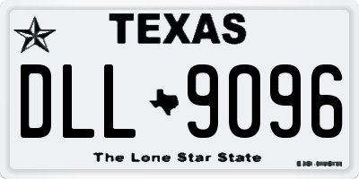 TX license plate DLL9096