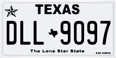 TX license plate DLL9097