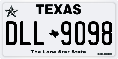 TX license plate DLL9098