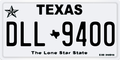 TX license plate DLL9400