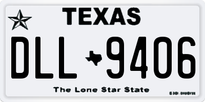TX license plate DLL9406