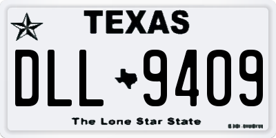 TX license plate DLL9409