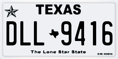 TX license plate DLL9416