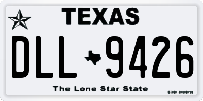 TX license plate DLL9426