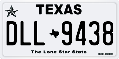 TX license plate DLL9438