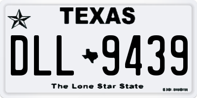 TX license plate DLL9439