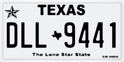 TX license plate DLL9441