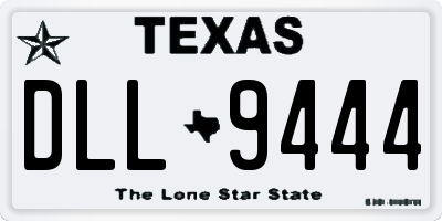 TX license plate DLL9444