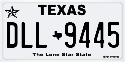 TX license plate DLL9445