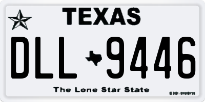 TX license plate DLL9446