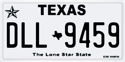 TX license plate DLL9459