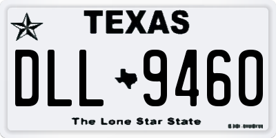 TX license plate DLL9460