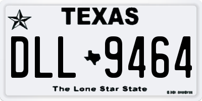 TX license plate DLL9464