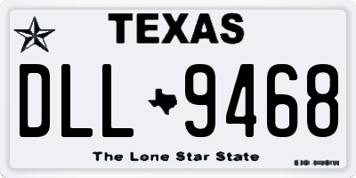 TX license plate DLL9468