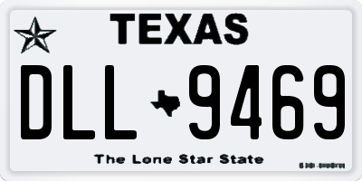 TX license plate DLL9469