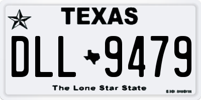TX license plate DLL9479