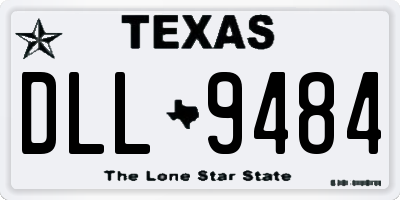 TX license plate DLL9484
