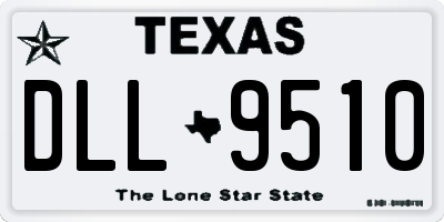 TX license plate DLL9510