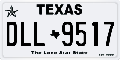TX license plate DLL9517
