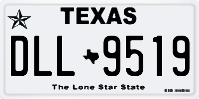 TX license plate DLL9519