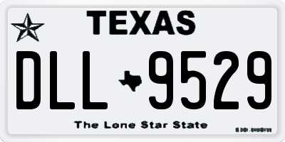 TX license plate DLL9529