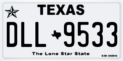 TX license plate DLL9533
